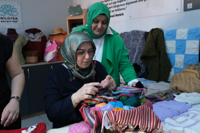 Çalılı kadınlar el emeklerini sergiledi