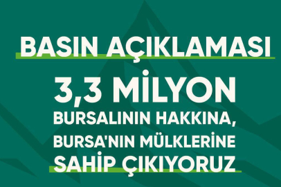 Bursa Kent Konseyi'nden Vakıflar'a tepki