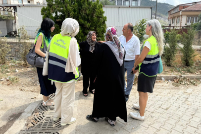 Bursa Büyükşehir'den yangın bölgesine destek