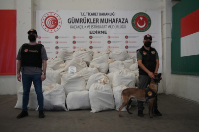 Kapıkule’de boya kutularında 692 kilo esrar: 10 gözaltı