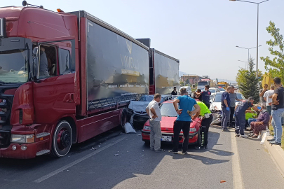 İnegöl'de trafik kazasında 2 kişi yaralandı