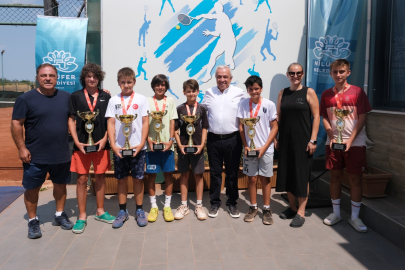 Nilüfer'de genç raketler mücadele etti