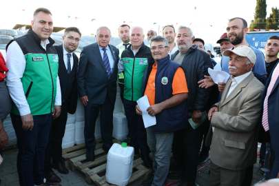 Bursa Büyükşehir'in 'sıvı gübresi' çiftçiden tam not aldı