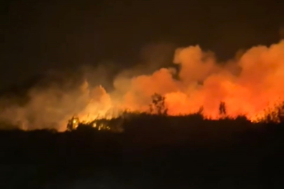 İznik’te korkutan sazlık yangını