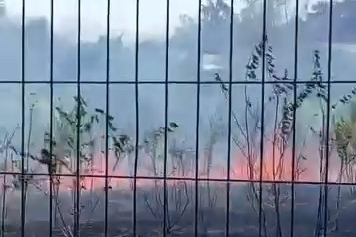 Ziraat Meslek Lisesi'nin korkutan yangın