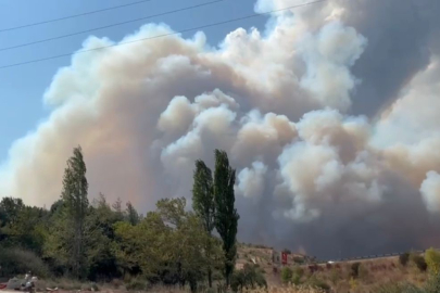 Radyo ve televizyon vericilerinin bulunduğu Gündoğdu Tepesi'nde yangın