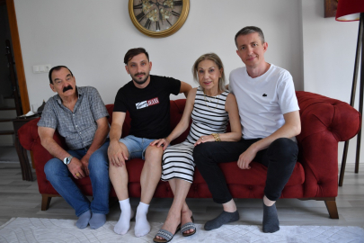 Oğlunun arkadaşı karaciğer nakli ile umut oldu