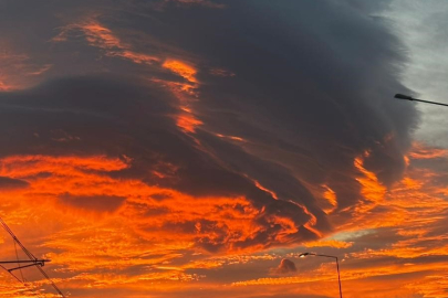 Bursa'da mercek bulutları yeniden görüntülendi