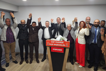 CHP Yıldırım'da Ahmet Keskin başkanlığı devraldı