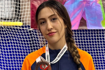 Osmangazili taekwondocudan bronz madalya