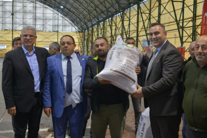 Bursa'da çiftçilere tohum desteği