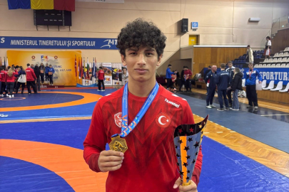Belediyesporlu güreşçi Balkan şampiyonu oldu