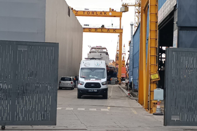 Tuzla'da tersanede patlama: 1 işçi öldü, 4 işçi yaralı