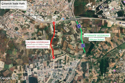Çınarcık Su Projesi için bazı yollar trafiğe kapatılacak