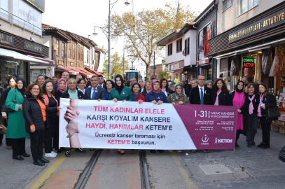 Bursa surlarında ‘Meme kanseri' farkındalığı