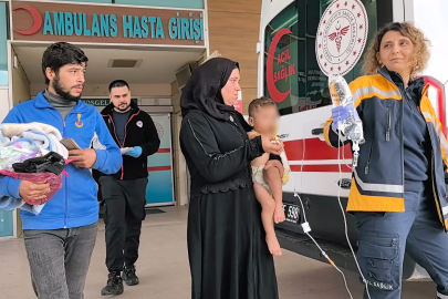 İnegöl'de oyun oynarken ateşe düşen çocuk ağır yaralandı