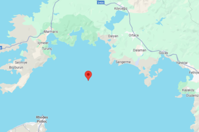 Marmaris açıklarında 4.8 büyüklüğünde deprem