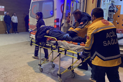 İnegöl'de özel halk otobüsünün çarptığı vatandaşın kalbi 4 kez durdu