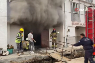Mudanya’da apartmanda korkutan yangın