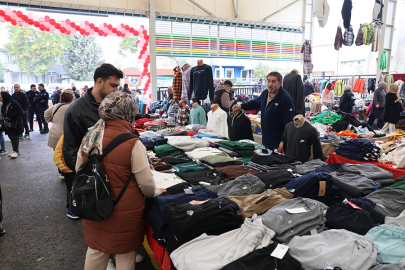 Nilüfer’de 7’nci giyim pazarı açıldı