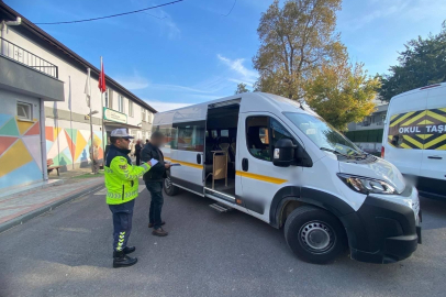 Bursa’da servis araçları ve motosikletlere sıkı denetim