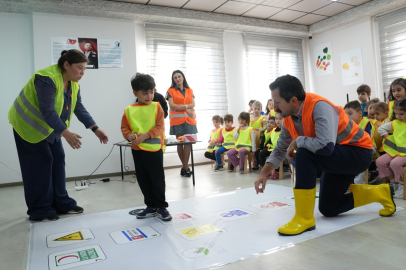 Osmangazi kreşlerinde miniklere iş güvenliği eğitimi