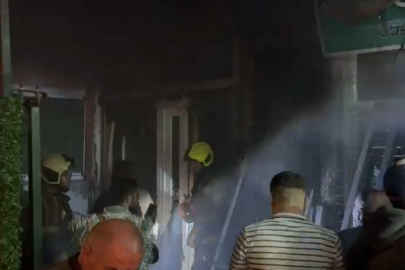 Bursa'da korkutan yangın: Alevler akaryakıt istasyonuna sıçramadan söndürüldü