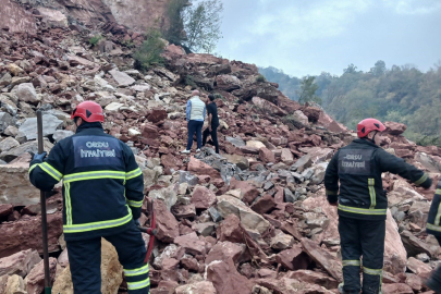 Ordu’da taş ocağında göçük: 2 kişi enkaz altında kaldı