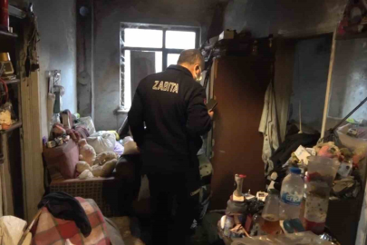 Yalnız yaşayan kişinin evinde korkunç manzara