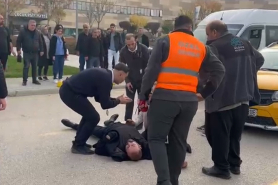 Bursa Şehir Hastanesi önünde trafik kazası