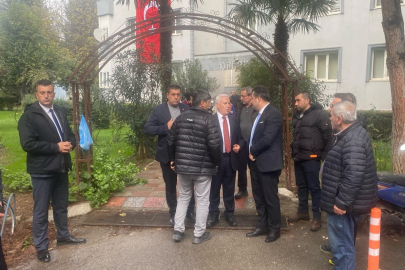 Bozbey'den şehit binbaşının ailesine taziye ziyareti