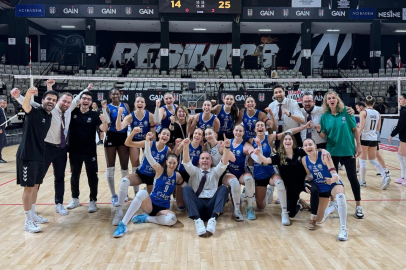 Nilüfer Belediyespor Beşiktaş'a set vermedi