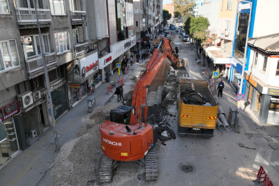 Mustafakemalpaşa ilçesinin altyapısı yeniden inşa ediliyor