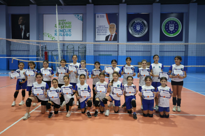 Kış spor okullarında sertifika heyecanı