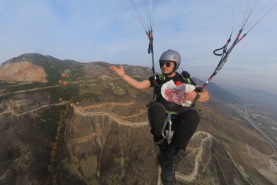Bursa'da yanan ormanlık alanlara gökyüzünden paraşütle tohum yağdı