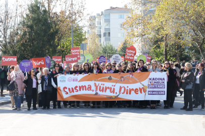 Nilüfer’de kadınlardan şiddete karşı ortak ses: 'Susma, yürü, diren'