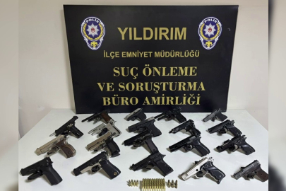 Bursa'da kaçak silah atölyesine operasyon