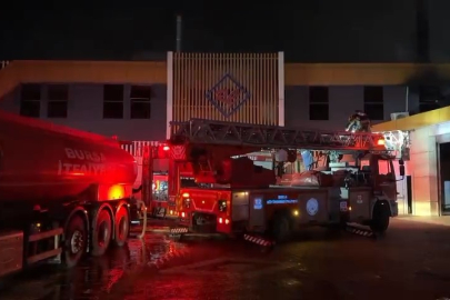 Kestel'de fabrika yangını paniğe neden oldu