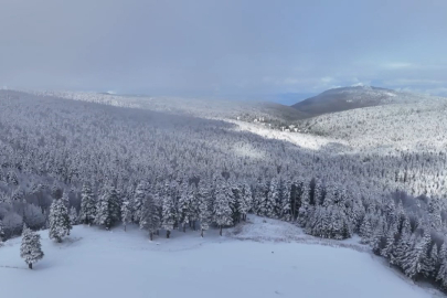 Uludağ'da kar kalınlığı 6 santimetreye düştü