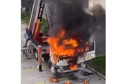 Sitede panik; Taşınma sırasında yangın çıktı