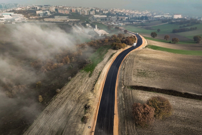 Nilüfer'deki Çamlık Bulvarı asfaltlandı