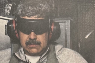 Maduro'nun ABD savaş gemisindeki fotoğrafı