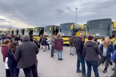 Bursa Terminali’nde yılbaşı dönüş yoğunluğu