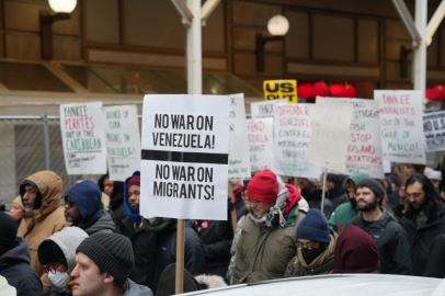 New York'ta binlerce kişi Venezuela için yürüdü