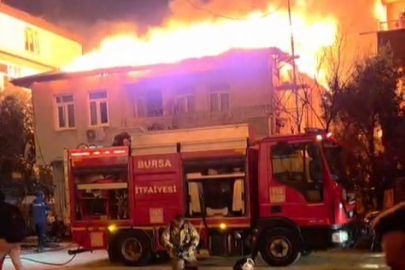 İznik'te iki katlı evdeki yangın korkuttu