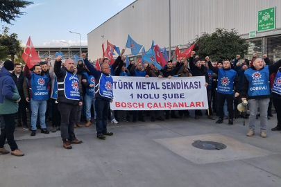 Tofaş ve Bosch'ta işçilerin eylemleri sürüyor