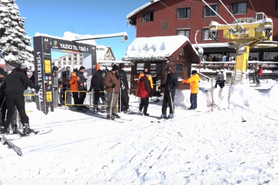 Uludağ'da sömestr hareketliliği zirveye çıktı