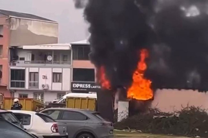 Küçükbalıklı'da trafo yangını paniğe neden oldu
