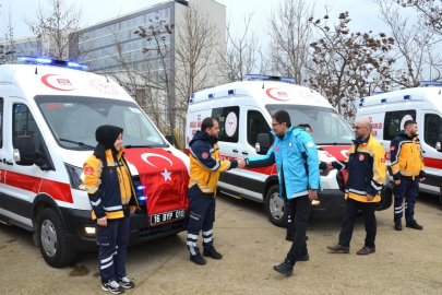Bursa'ya 17 yeni 112 Acil ambulansı