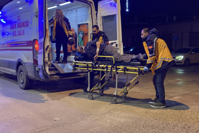 TIR'ın dorsesinden düşen işçi yaralandı